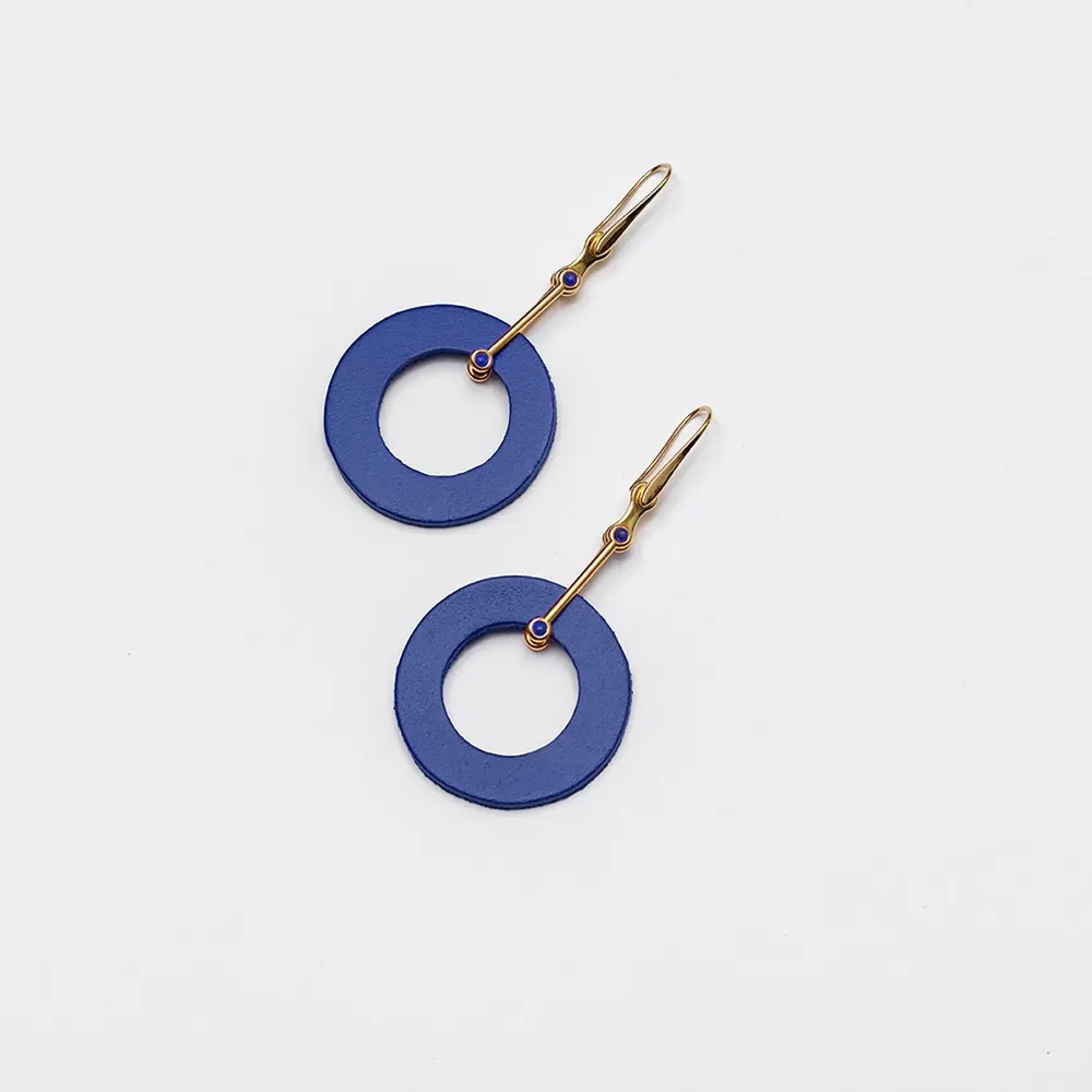 Bijoux - Boucles d'oreilles Pendulum Circles - C.KARAKALPAKI