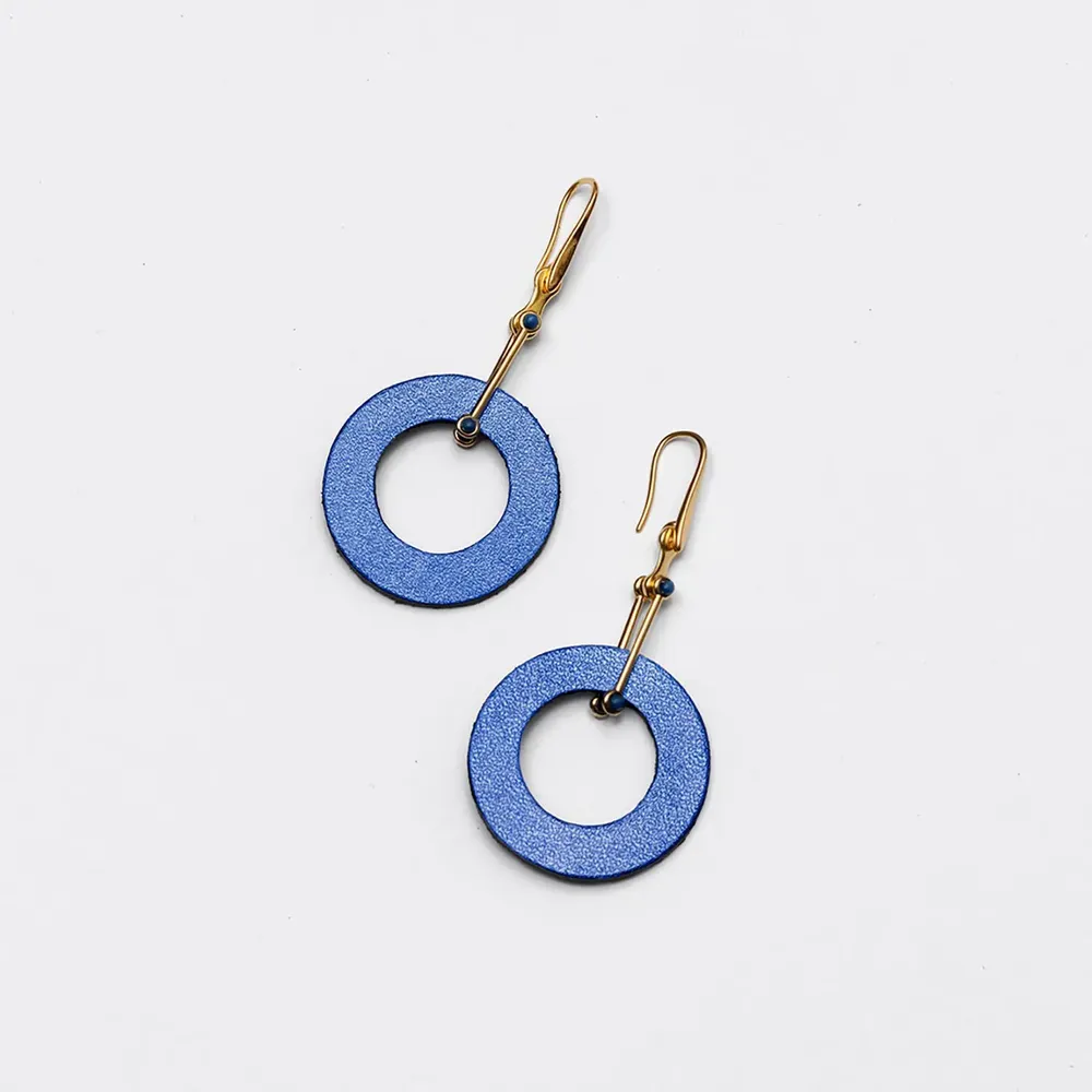 Bijoux - Boucles d'oreilles Pendulum Circles - C.KARAKALPAKI