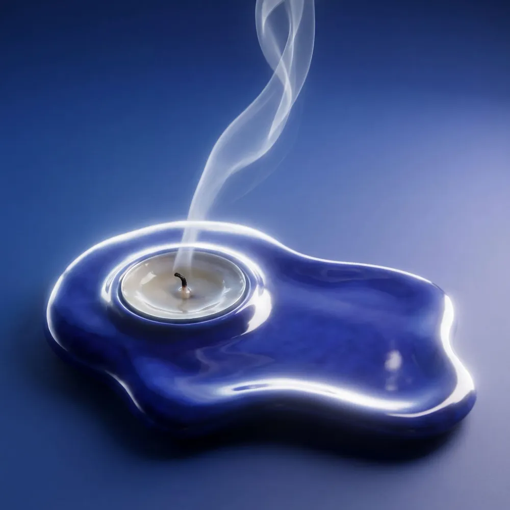 Bougies - ALCHEMY Photophore – Bleu Cobalt - BIBAH