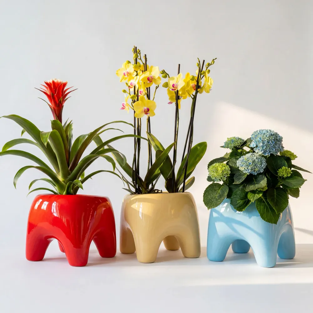 Pots de fleurs - Cache-pot BUDDY – Rouge Poppy - BIBAH