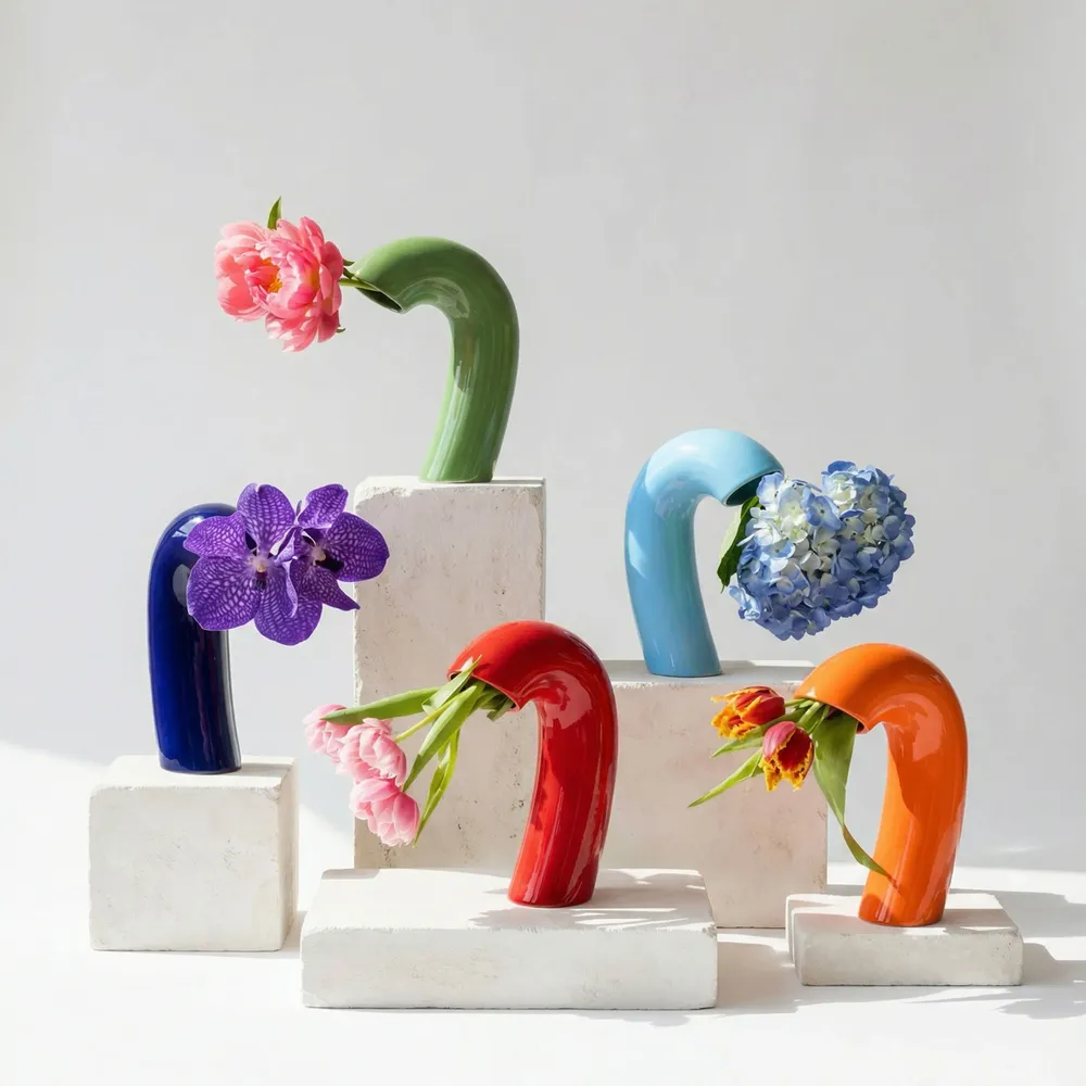 Vases - VITA Vase - Viridescent Green - BIBAH