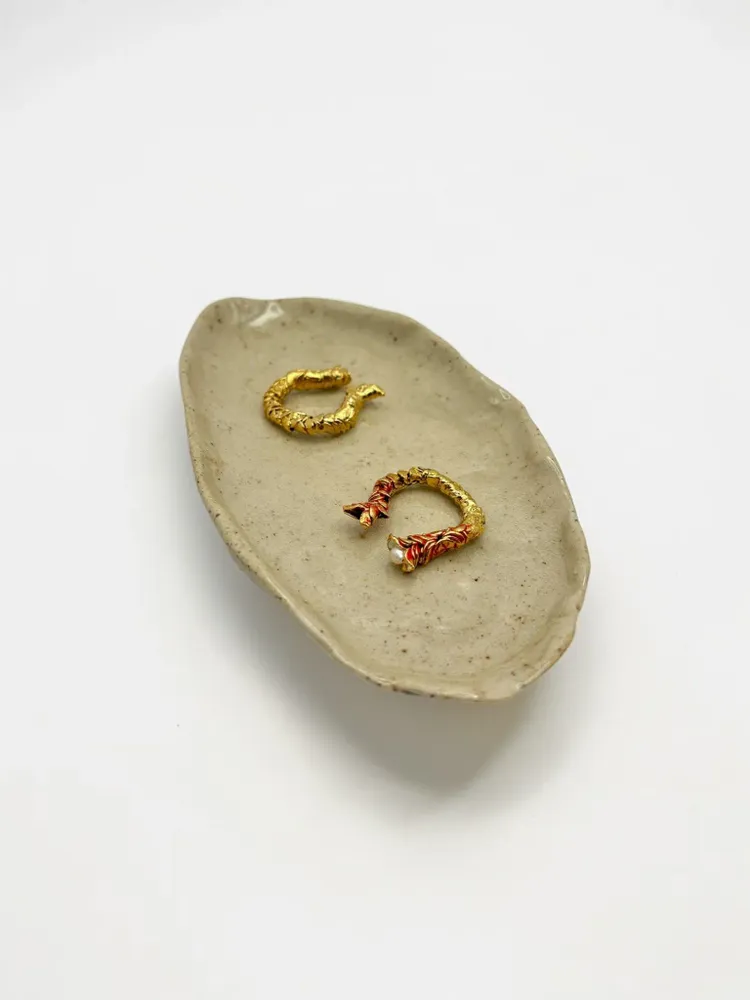 Ceramic - Large Ceramic Jewelry Dish - CÂPÂ JEWELRY