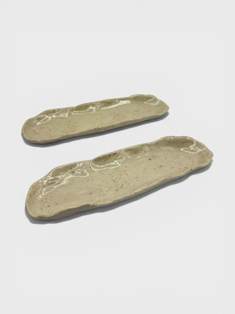 Ceramic - Long Ceramic Jewelry Dish - CÂPÂ JEWELRY