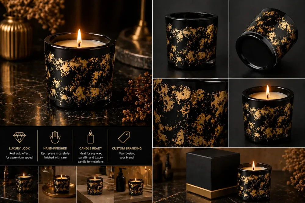 Bougies - COLLECTION MÉTALLIQUE - GLASS4CANDLES