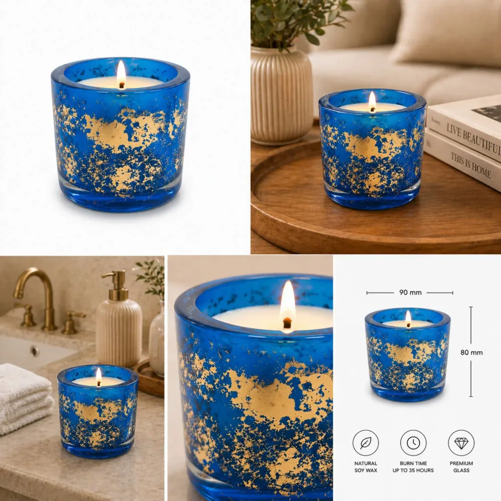 Bougies - COLLECTION MÉTALLIQUE - GLASS4CANDLES