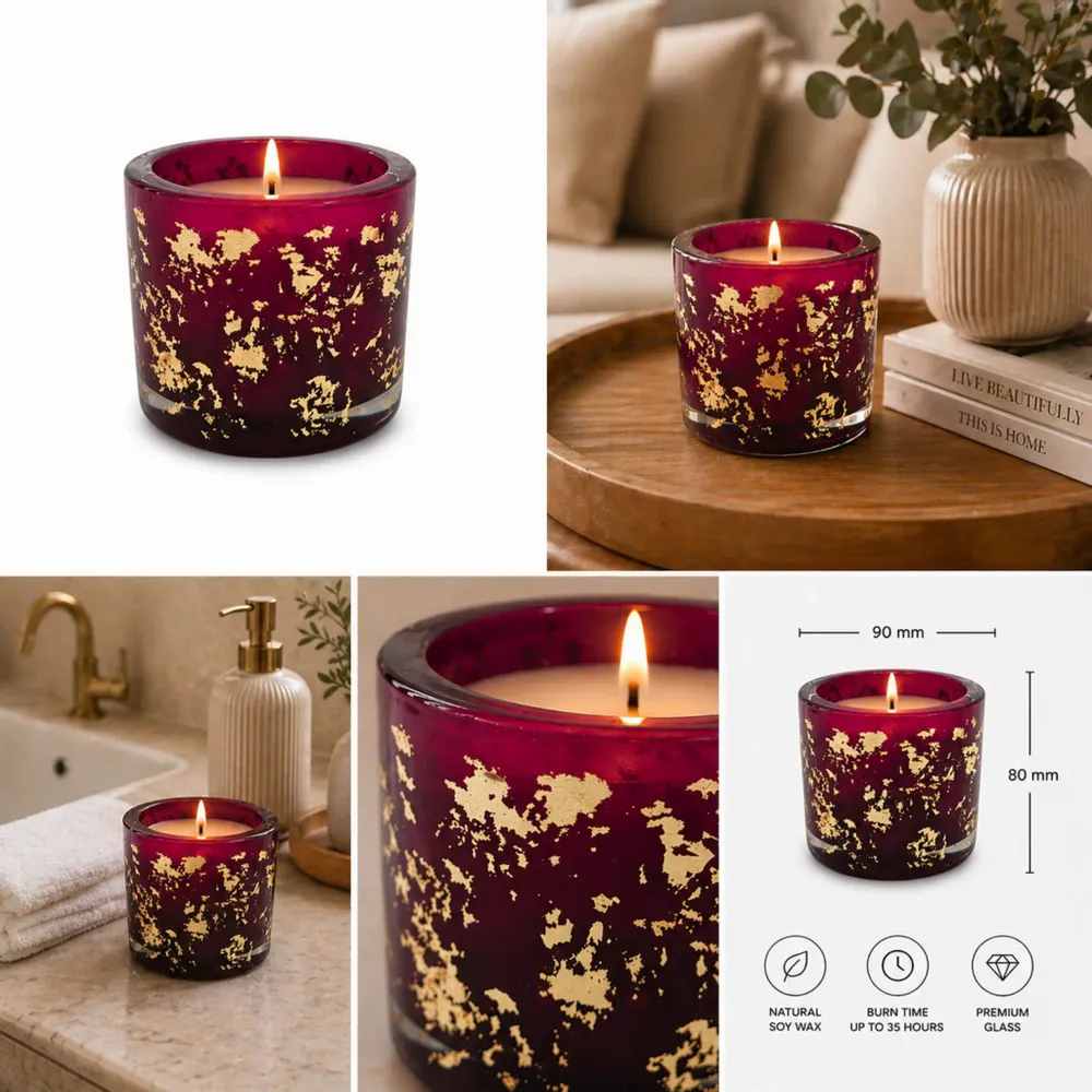 Bougies - COLLECTION MÉTALLIQUE - GLASS4CANDLES