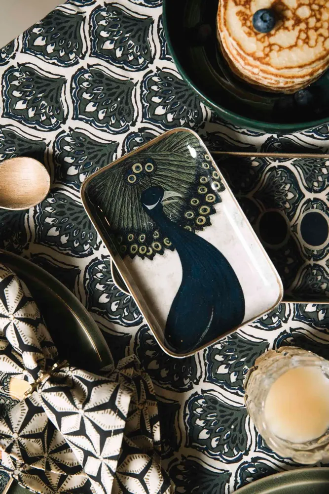 Trays - Peacock solo tray - BONCOEURS