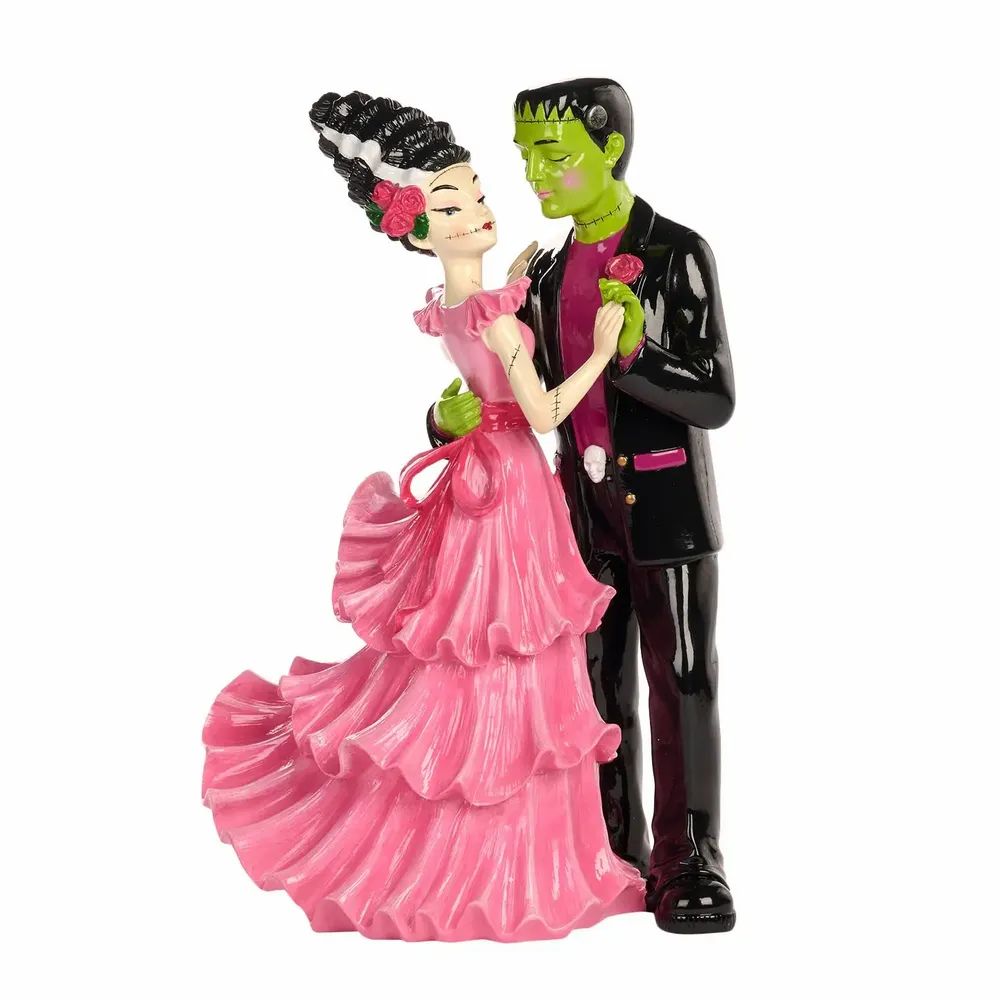 Objets de décoration - DANC.FRANKENSTEIN/BRIDE TT BLK/PNK 41CM - GOODWILL M&G
