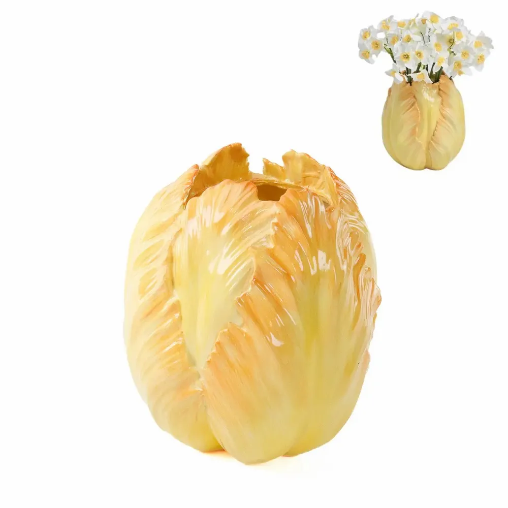Vases - TULIP FLOWER VASE TT YL 23CM not waterproof - GOODWILL M&G
