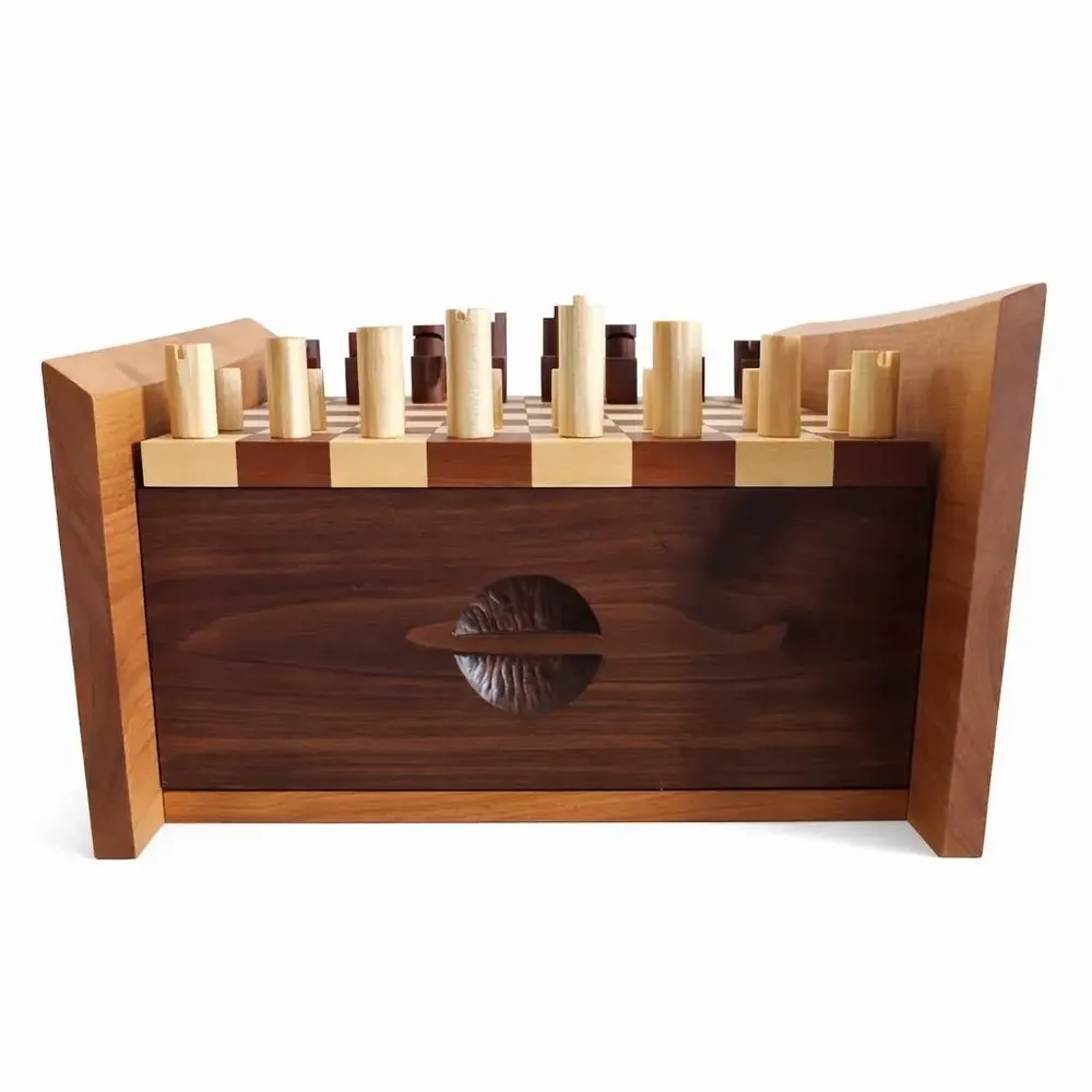 Boîtes de rangement  - Échiquier & pièces de collection faits à la main-One,Two,Three,EnGarde - GIUSEPPE DEEPAK BENTI