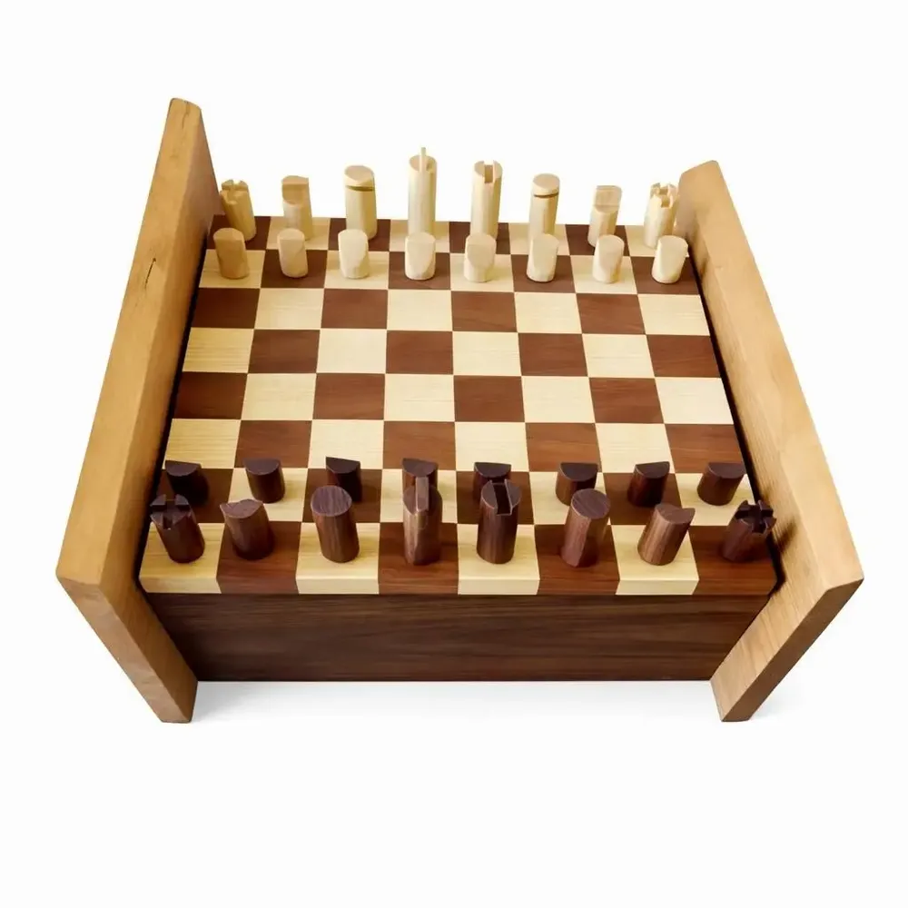 Boîtes de rangement  - Échiquier & pièces de collection faits à la main-One,Two,Three,EnGarde - GIUSEPPE DEEPAK BENTI