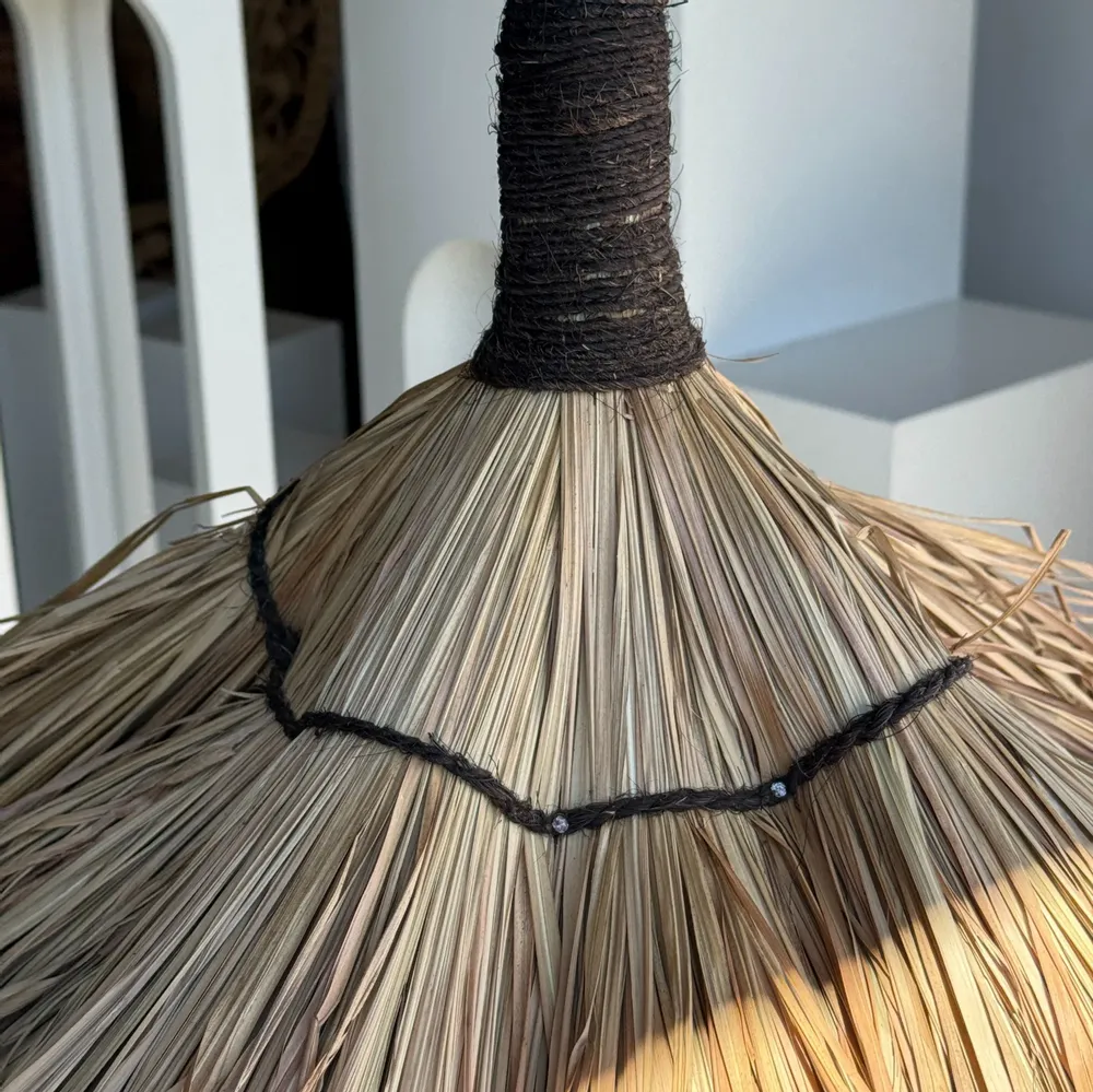 Abat-jours - Suspension ou abat-jour en fibres naturelles pour H60 D60 - OFFICE OBJETS