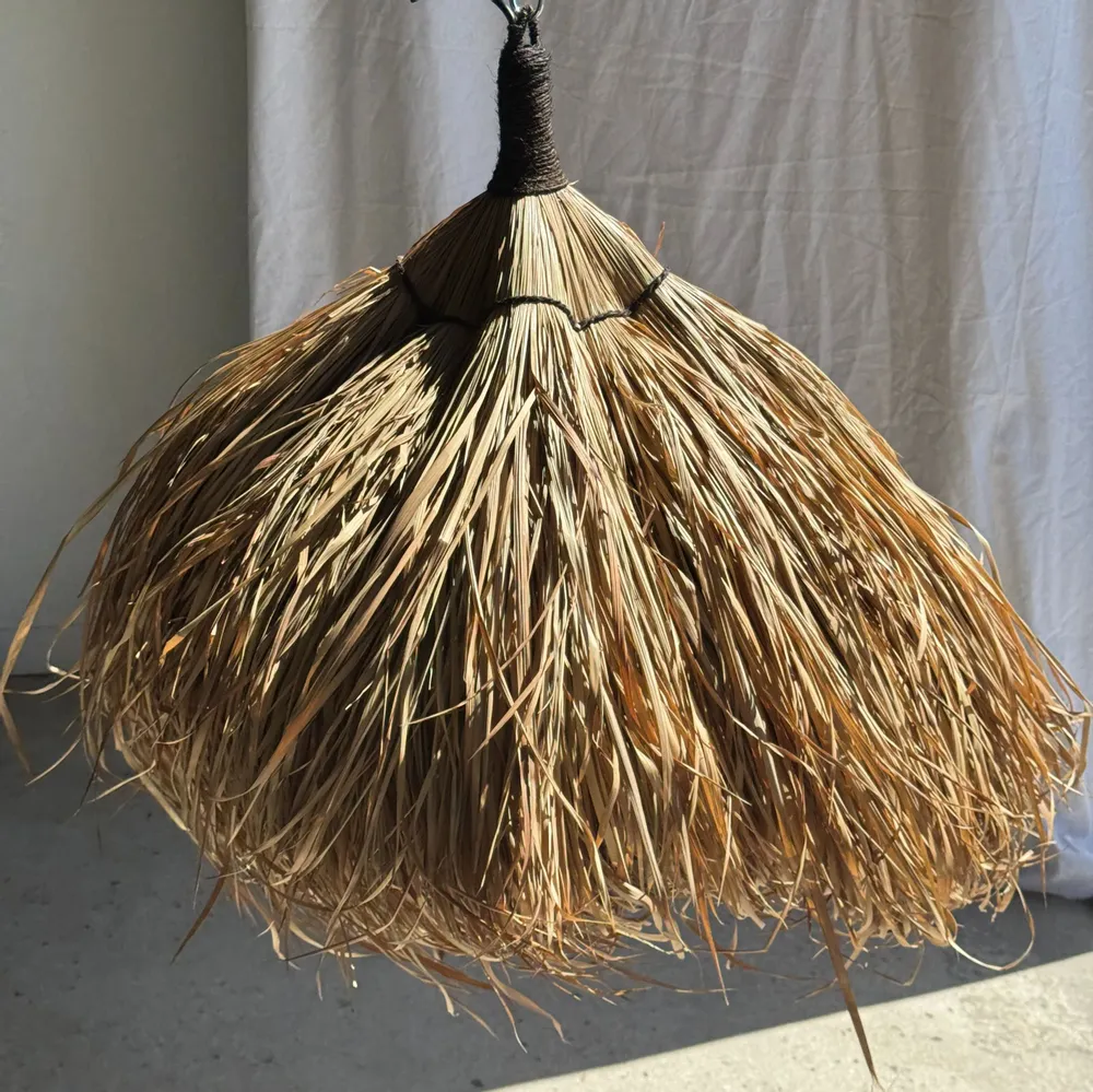 Abat-jours - Suspension ou abat-jour en fibres naturelles pour H60 D60 - OFFICE OBJETS