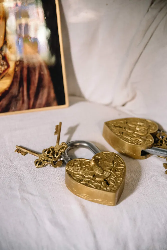 Decorative objects - Eagle padlock - BONCOEURS