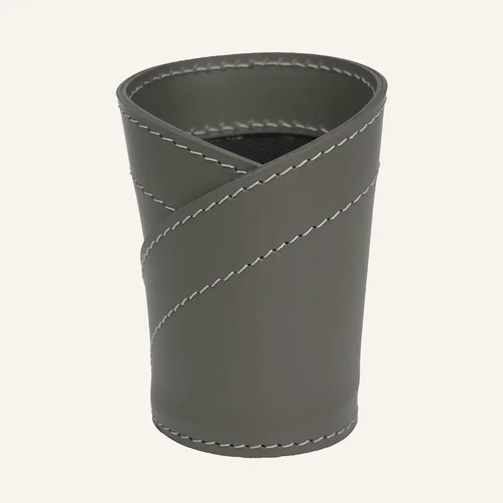 Range-tout - Porte-stylo rond en cuir - LIMAC DESIGN