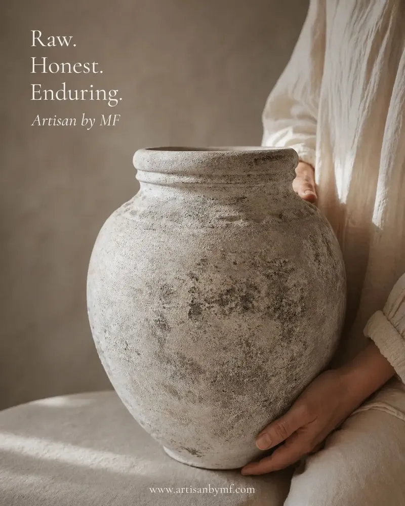 Vases - Vase rustique en terre cuite - N° 54 - ARTISAN BY MF