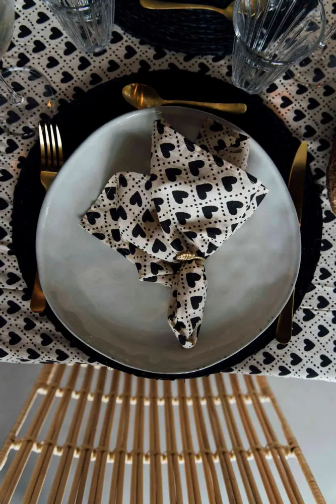 Table linen - Hearts Towel - BONCOEURS