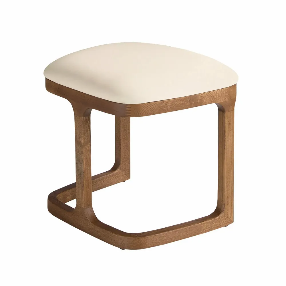 Bancs - Banquette en similicuir couleur sable - ANGEL CERDÁ