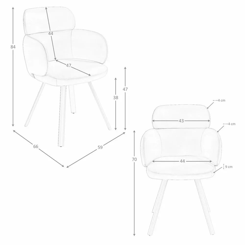 Chaises - Chaise pivotante en similicuir vert olive - ANGEL CERDÁ
