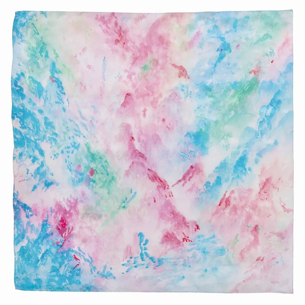 Foulards et écharpes - See through the sky Foulard en soie | 90x90 cm - ELCIELA