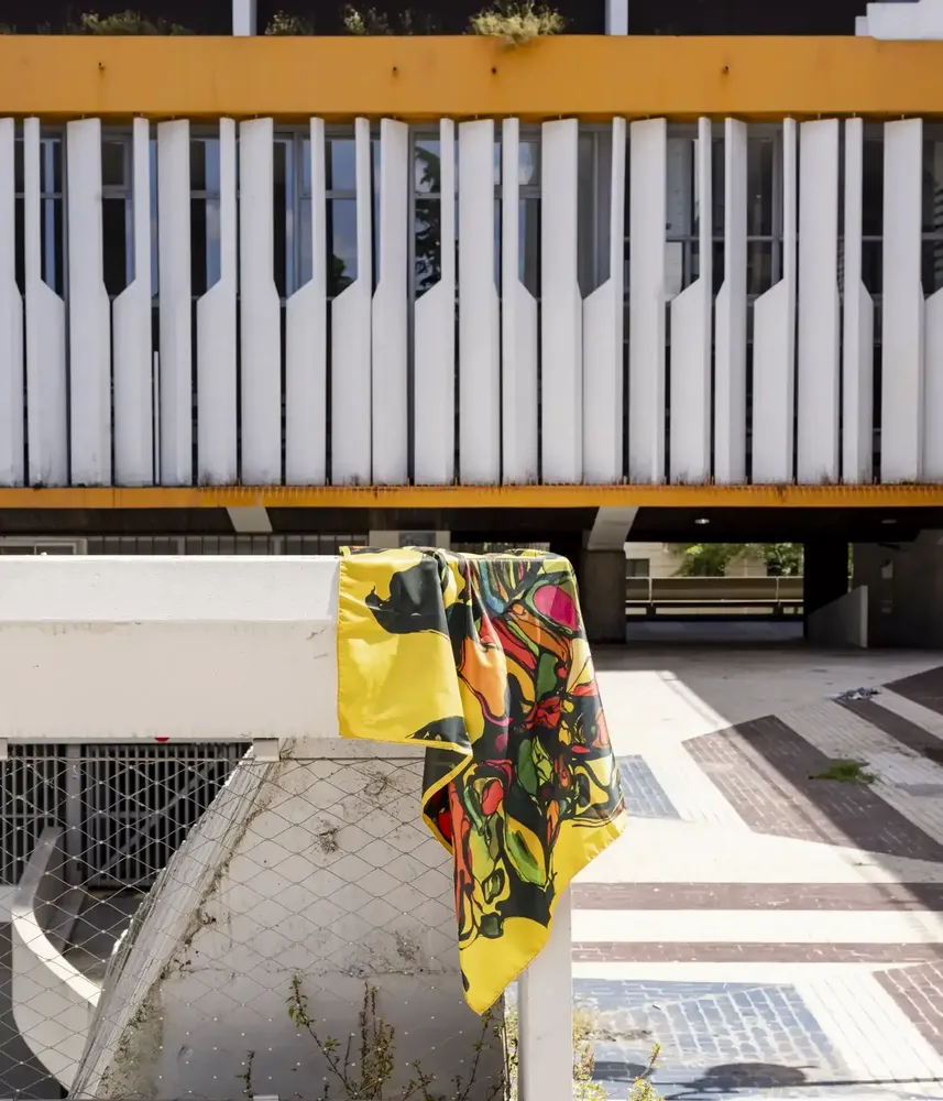 Pièces uniques - Spiral Spectrum Art Mural | 100x100 cm - ELCIELA