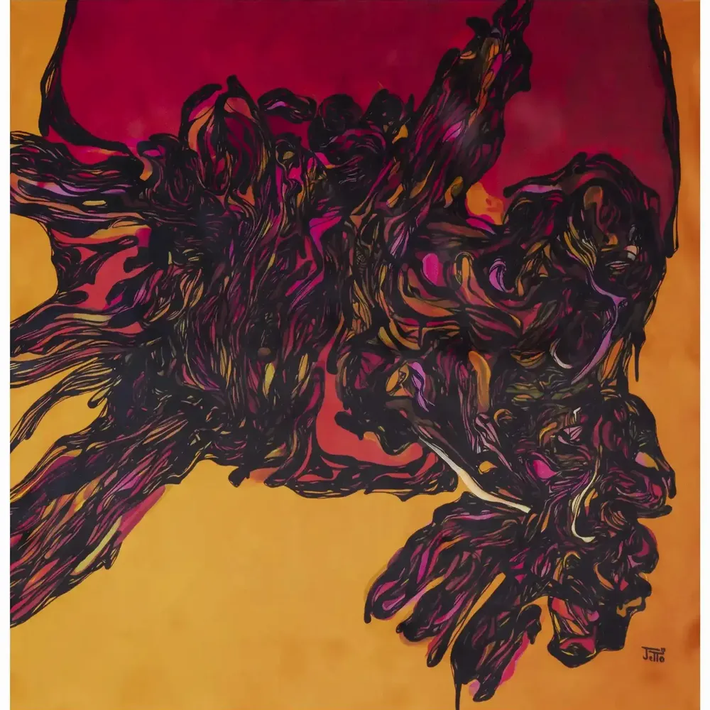 Pièces uniques - Sunrise Art Mural | 100x100 cm - ELCIELA