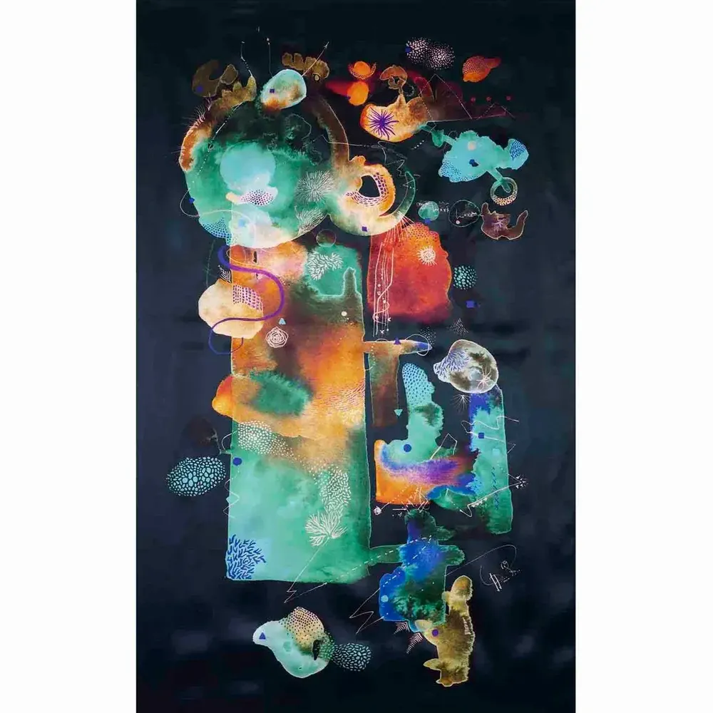 Pièces uniques - Siren's Scroll Art Mural | 90x140 cm - ELCIELA