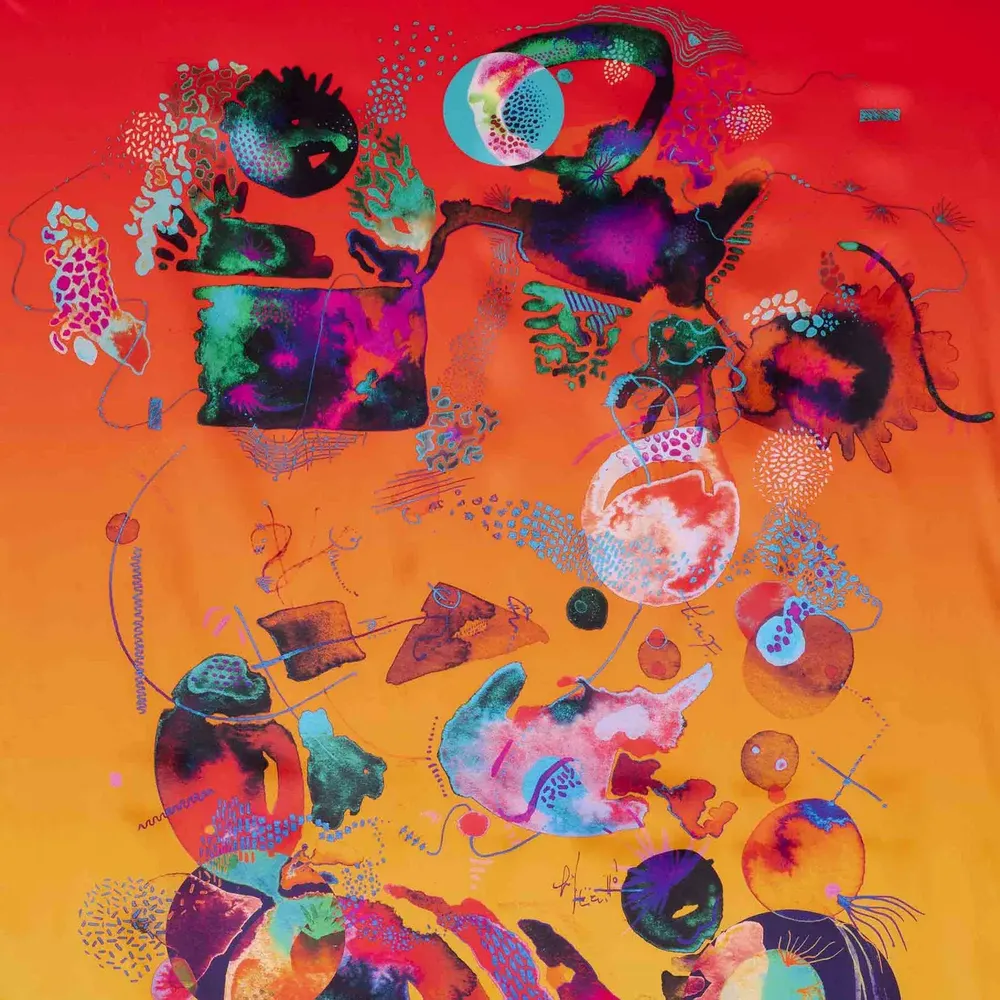 Pièces uniques - Summer Aqua Dreams Art Mural | 90x140 cm - ELCIELA