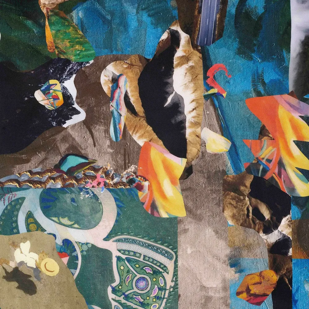 Pièces uniques - Dans le cercle du monde Art Mural | 90x140 cm - ELCIELA