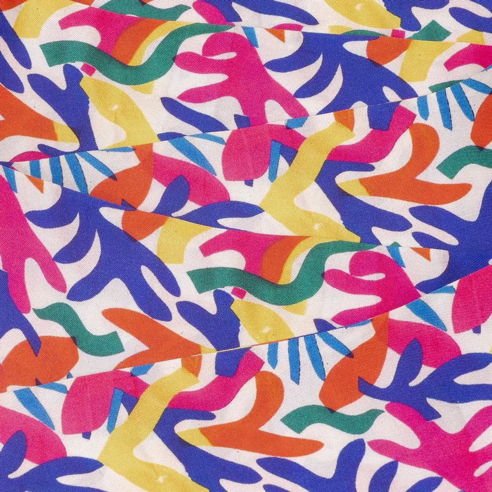 Accessoires cheveux - Boomed Flowers Silk Twilly - ELCIELA