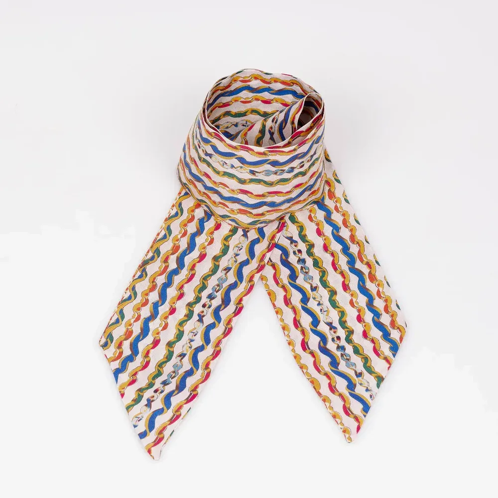 Pinces - Chained Memories Silk Twilly - ELCIELA