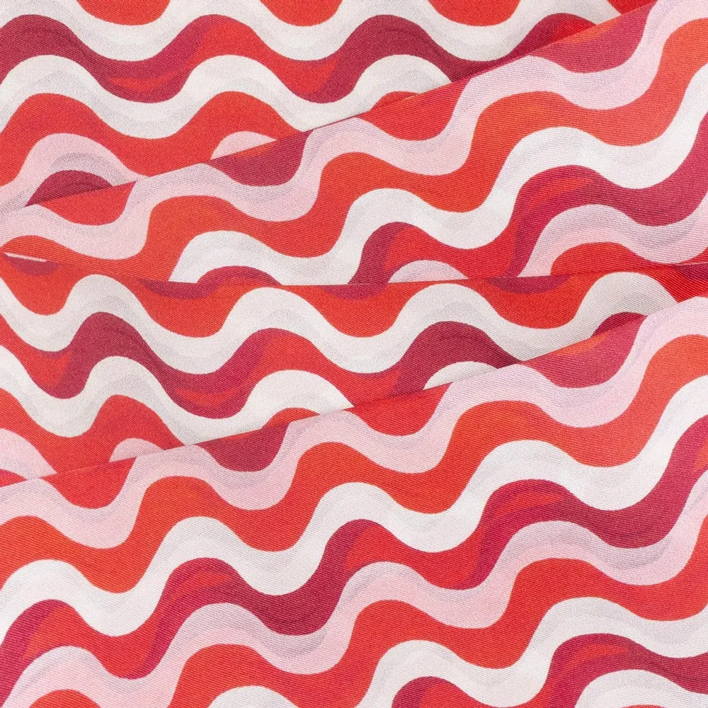 Accessoires cheveux - Red Line Silk Twilly - ELCIELA