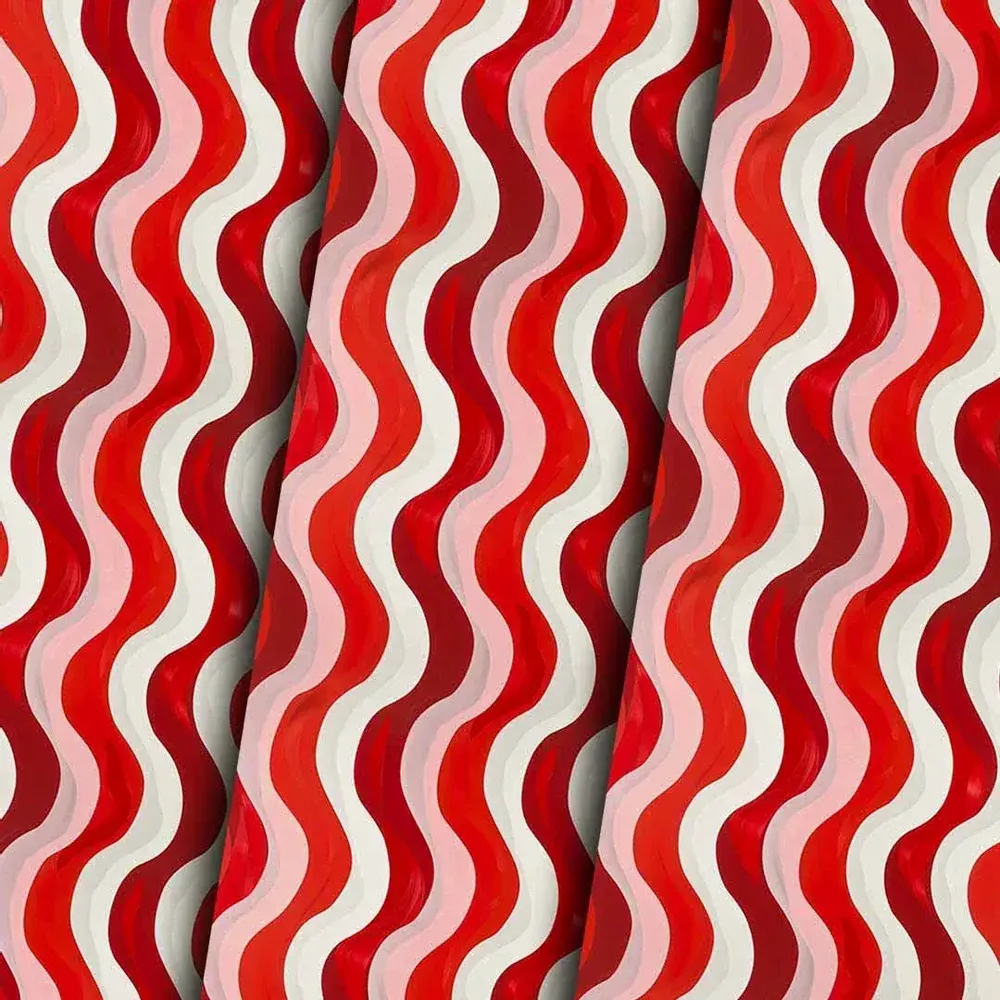 Accessoires cheveux - Red Line Silk Twilly - ELCIELA