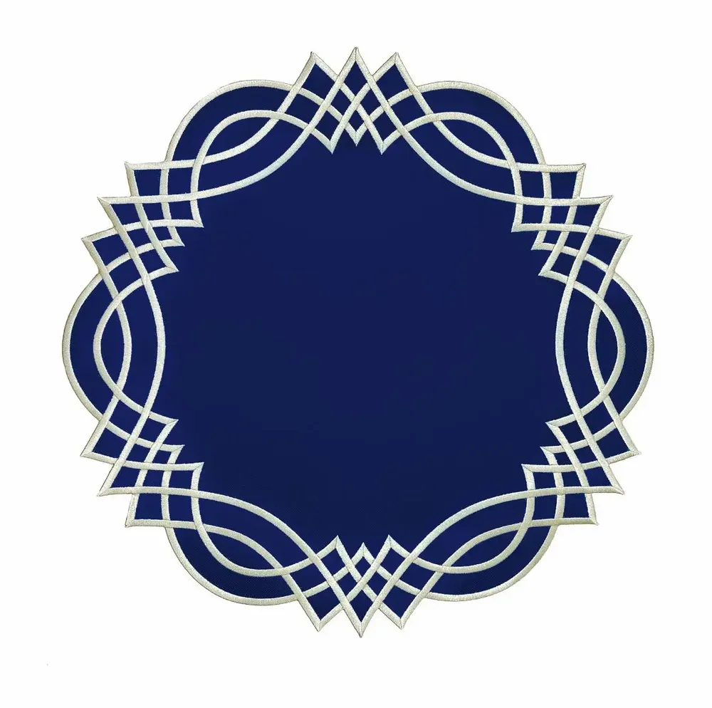 Everyday plates - Geometric  Stain-Resistant Placemat - TIME FOR TEA