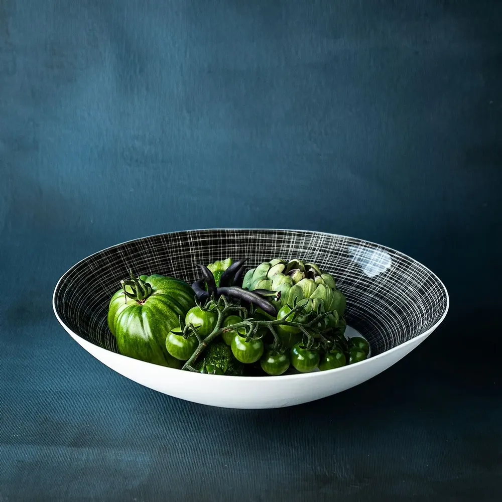 Bowls - RAMI bowls, 3 different colors and sizes,  taupe, blue, black - KLATT OBJECTS