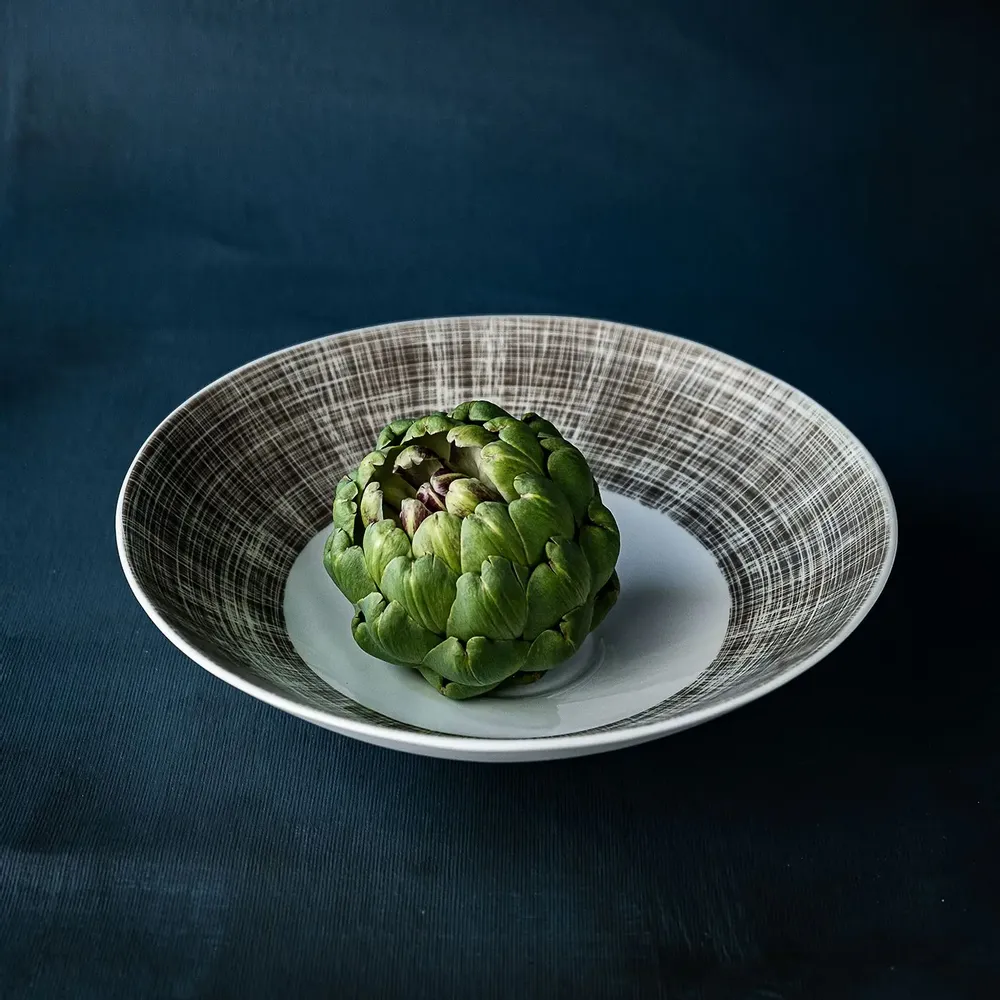 Bowls - RAMI bowls, 3 different colors and sizes,  taupe, blue, black - KLATT OBJECTS
