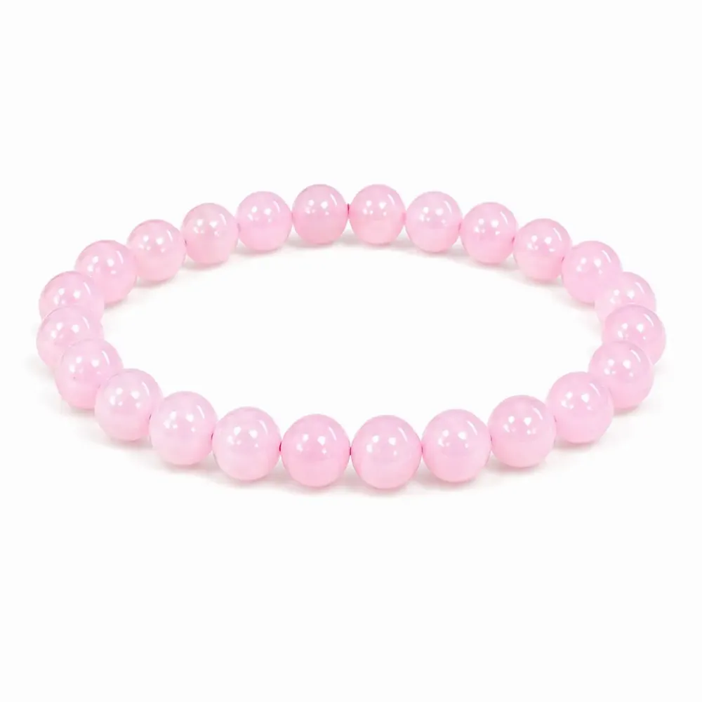 Home fragrances - Rose Quartz Beads Bracelet 8mm - ARABESK