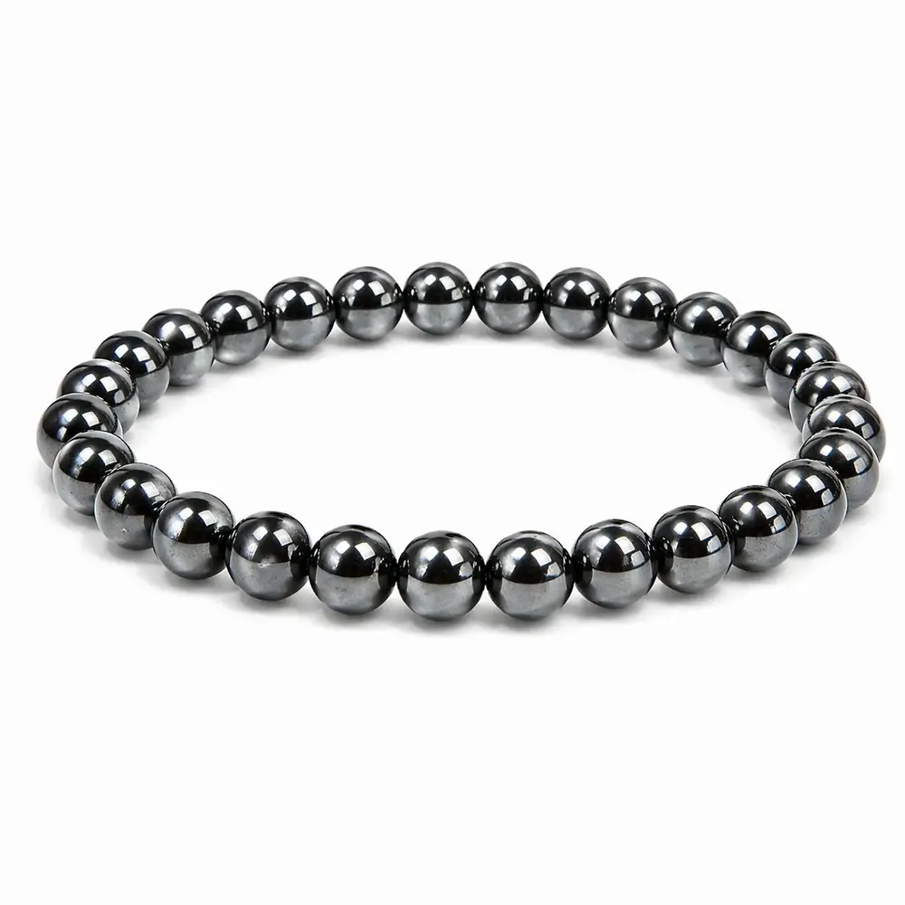 Home fragrances - Hematite Beads Bracelet 6mm - ARABESK
