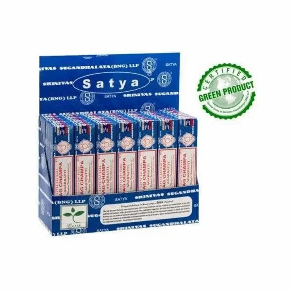 Home fragrances - SATYA Nag Champa Incense Display 42 packs of 15g - ARABESK