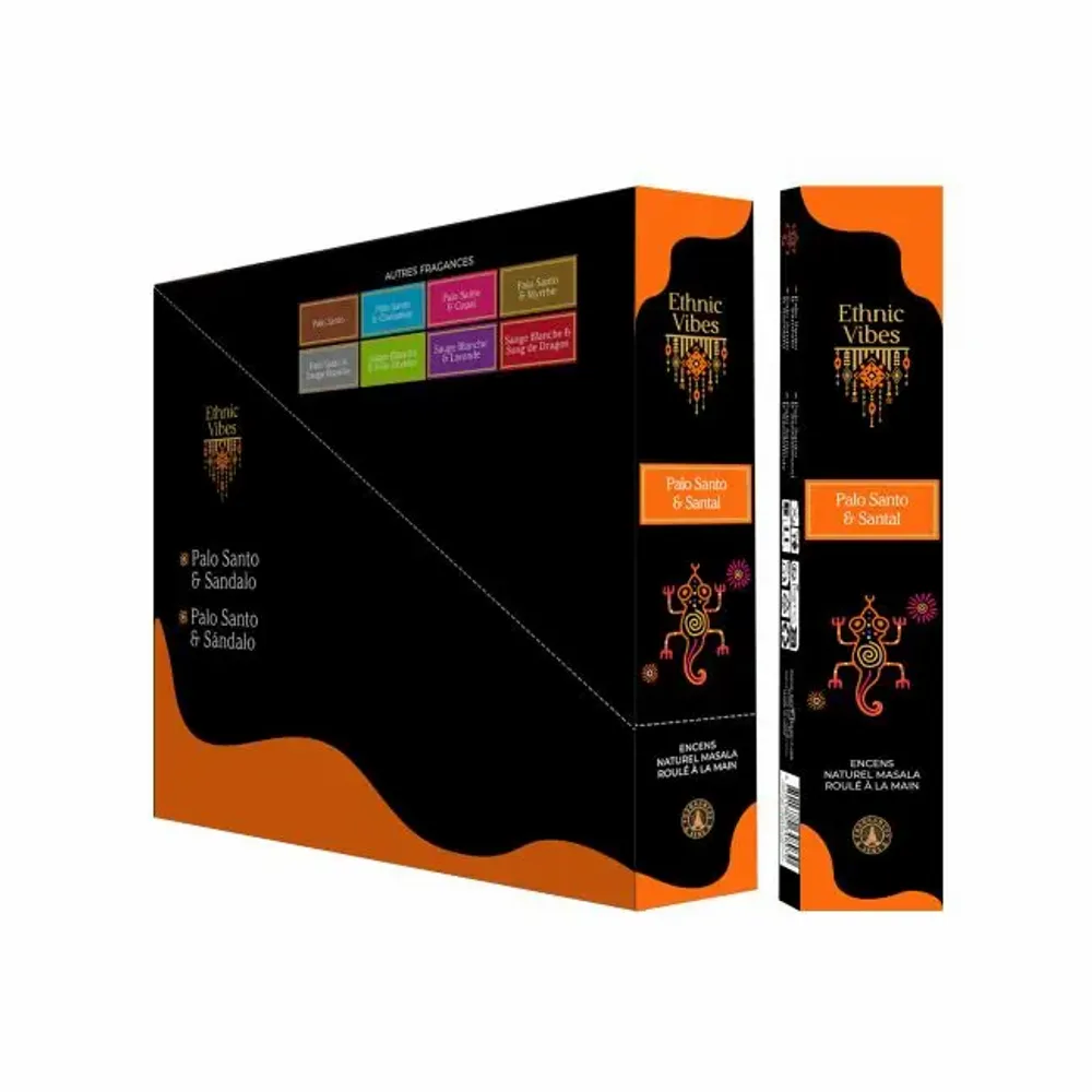 Home fragrances - Frankincense Fragrances & Sens Ethnic Vibes Palo Santo & Santal Masala 15g - ARABESK