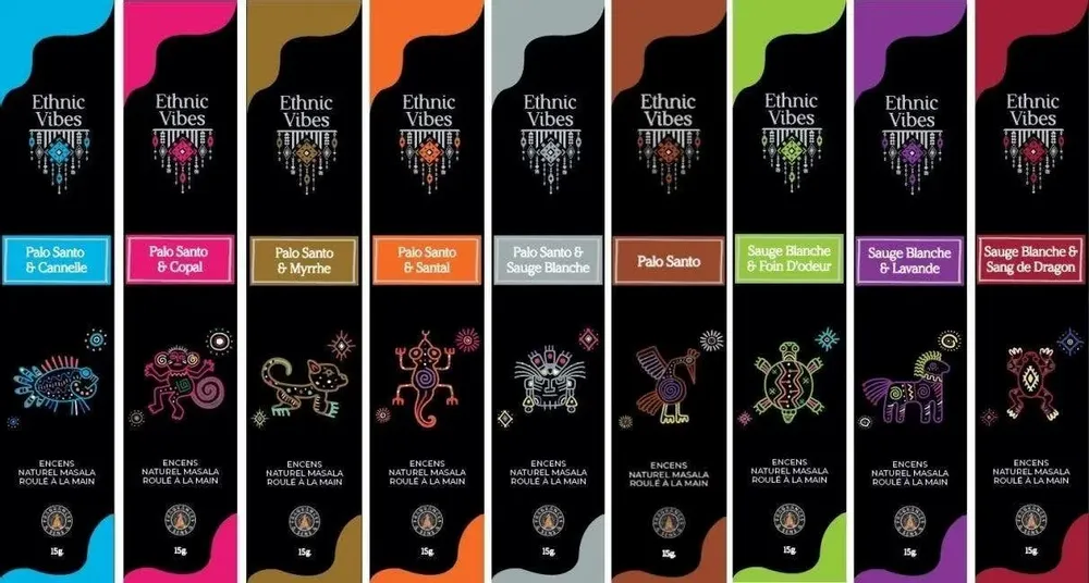 Home fragrances - Incense Fragrances & Sens Ethnic Vibes White Sage & Lavender Masala 15g - ARABESK