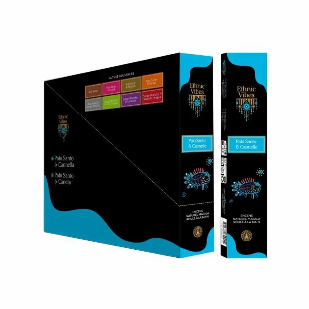 Home fragrances - Incense Fragrances & Sens Ethnic Vibes Palo Santo & Cinnamon Masala 15g - ARABESK