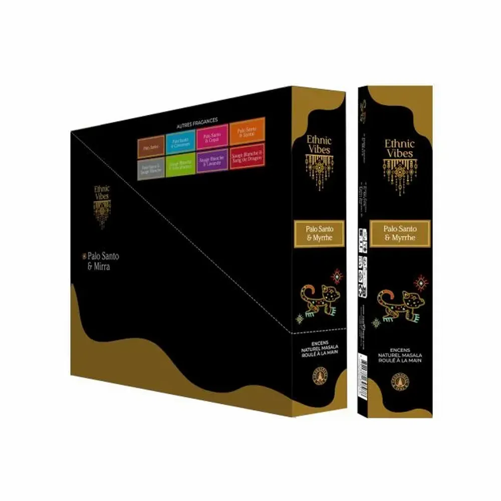 Home fragrances - Incense Fragrances & Sens Ethnic Vibes Palo Santo & Myrrh Masala 15g - ARABESK