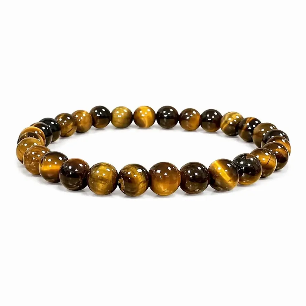 Home fragrances - Tiger's Eye Bracelet with 6mm Beads - ARABESK
