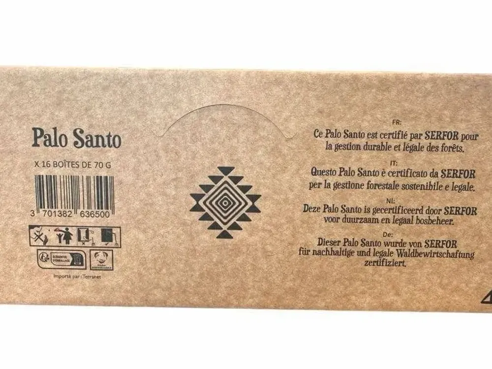 Home fragrances - Display Stand 16 Boxes 70g Palo Santo Sticks - ARABESK