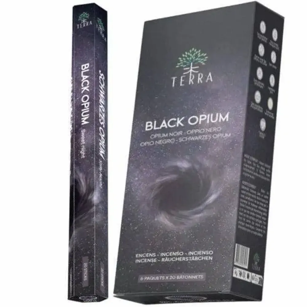 Home fragrances - Terra Charcoal Free Incense Hexa - Black Opium30g - ARABESK