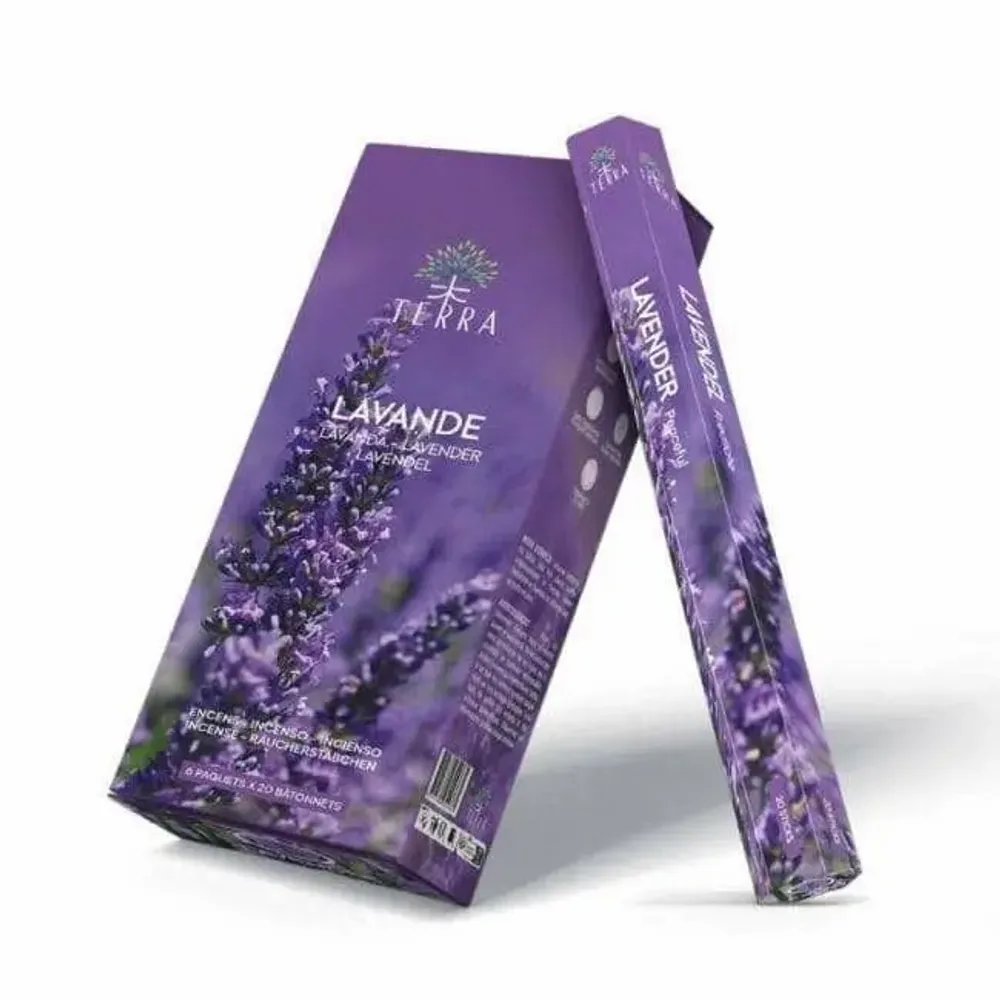 Parfums d'intérieur - Encens Terra Sans Charbon Hexa - Lavande 30g - ARABESK