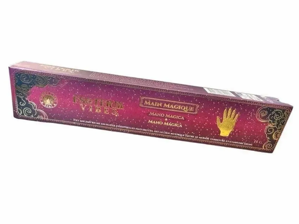Home fragrances - Incense Fragrances & Senses Esoterik Vibes Magic Hand Masala - Box Of 12 Packs (15g) - ARABESK