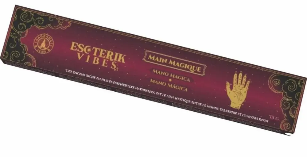 Home fragrances - Incense Fragrances & Senses Esoterik Vibes Magic Hand Masala - Box Of 12 Packs (15g) - ARABESK