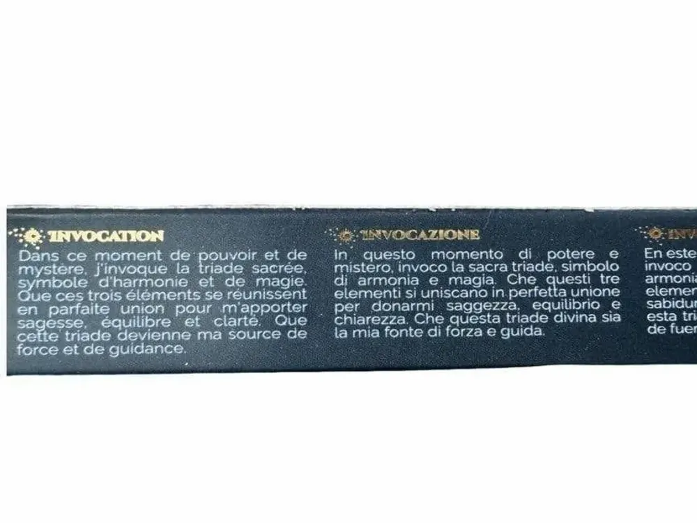 Home fragrances - Incense Fragrances & Senses Esoterik Vibes Triad Divine Masala 15g - ARABESK